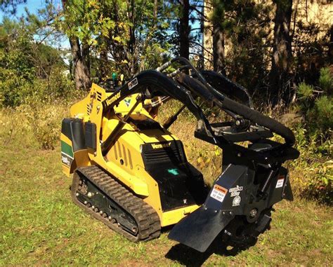 mini skid steer stump grinder attachment|stumper 240 stump grinder.